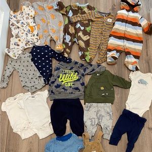 Newborn baby boy lot